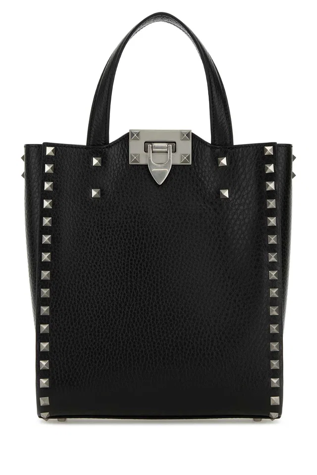 Valentino Garavani Shoulder Bag — Black in Black Leather from HEWI