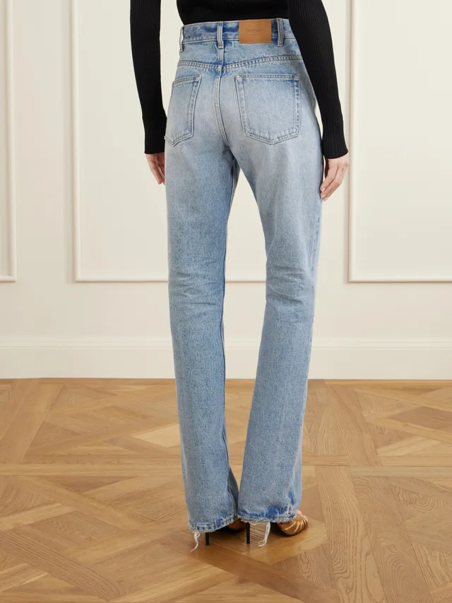 Saint Laurent nico low-rise straight jeans, photo 5 of 9 from SENSER