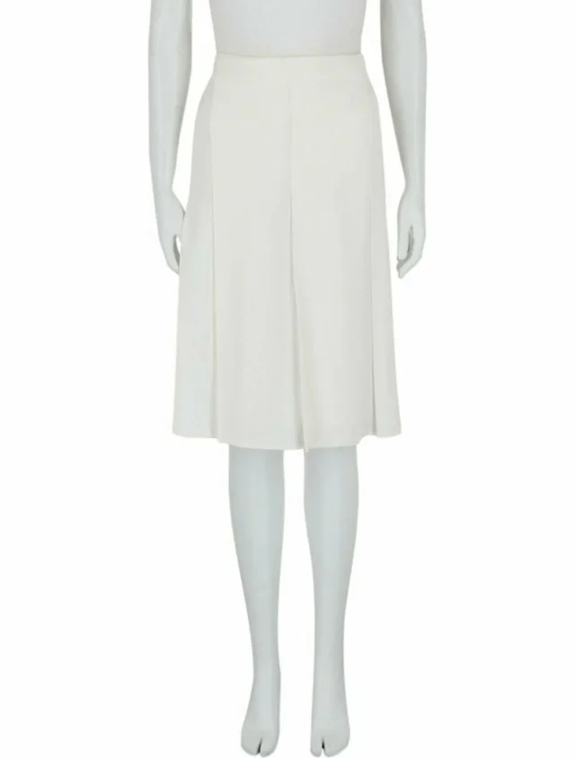 Givenchy Solid Skirt w/ Tags in white from The RealReal
