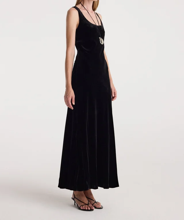 Róhe velvet bias-cut dress, photo 3 of 5 from SENSER