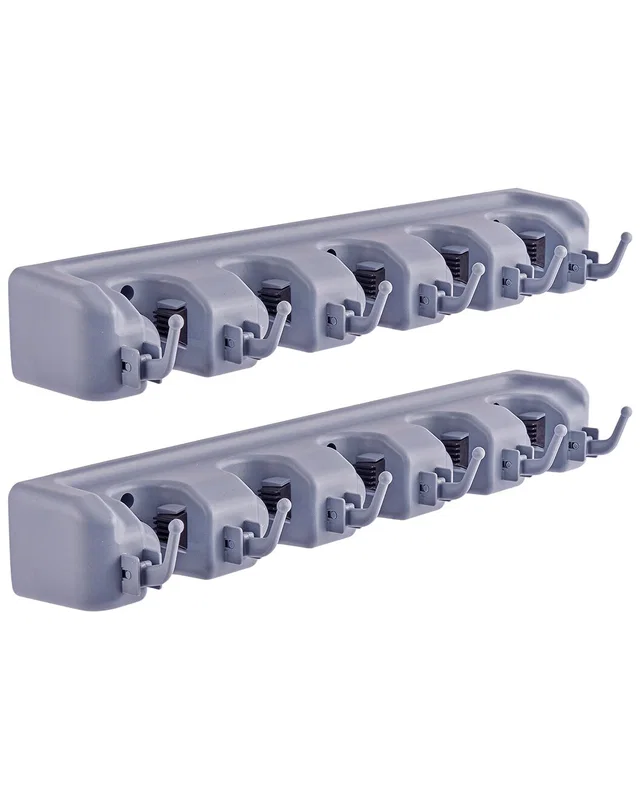 Sorbus Pack of 2 Broom/Mop Wall Mounted Storage Organizers, image 1 of 1 from Rue La La
