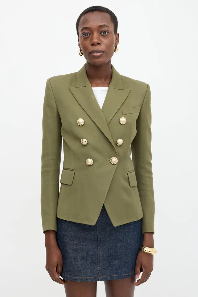 Balmain Double Breasted Blazer from VSP Consignment