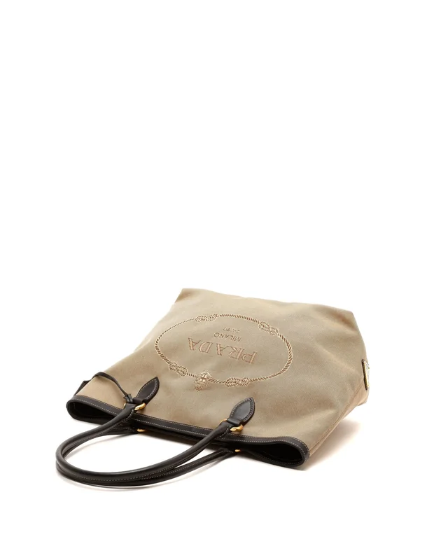 Prada Jacquard Tote Bag in Canvas from A Retro Tale, photo 4 of 8