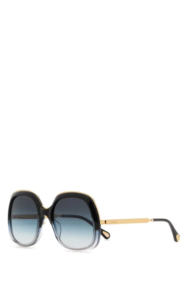 Chloé Ch0327s-005 Gradient Acetate Square Sunglasses — Gray Exterior in Grey from HEWI