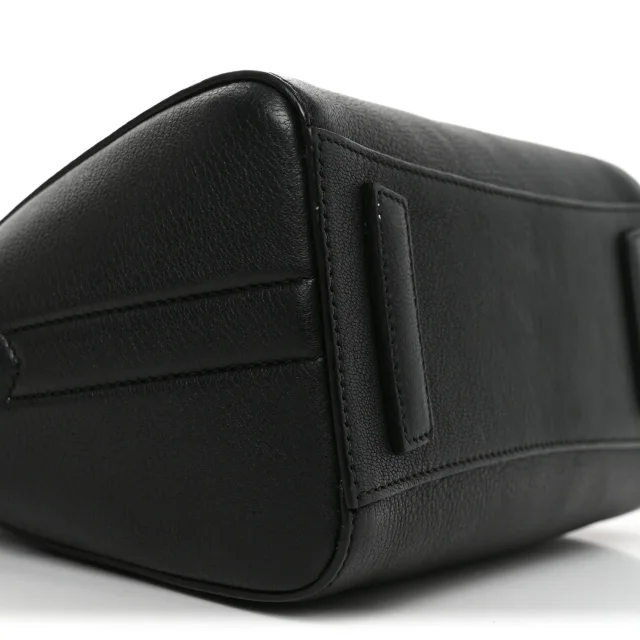 Givenchy Sugar Goatskin Mini Antigona Black in Black Goatskin from FASHIONPHILE, photo 9 of 10
