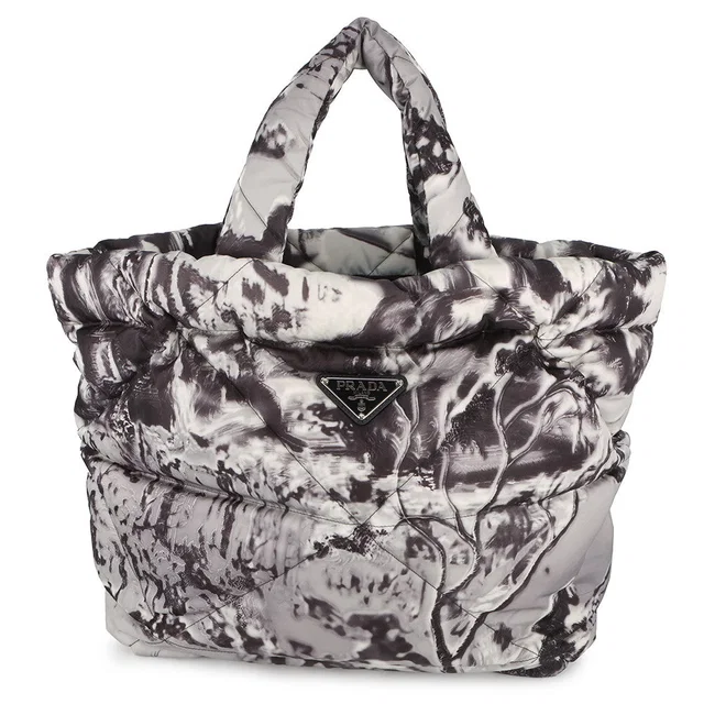 Prada Re-Nylon Padded Tote Bag Gray2VG082_2DXT_0424 Nylon in Nylon from GALLERY RARE