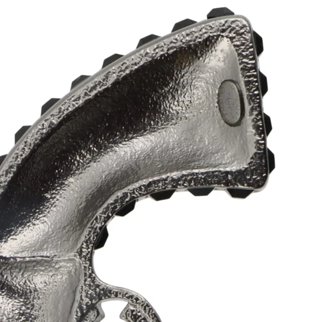 Chanel 2014 Rhinestone Camellia Pistol Motif Brooch, Silver in Silver from VINTAGE QOO TOKYO, photo 3 of 4