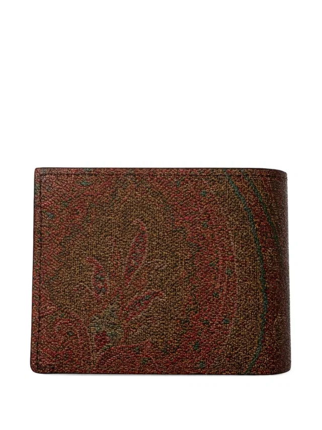 Etro Bifold Wallet — Brown in Brown Calfskin from HEWI
