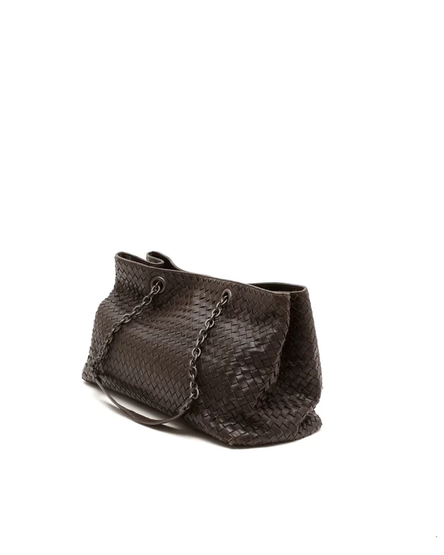 Bottega Veneta Intrecciato Dual Chain Tote Bag in Woven leather from A Retro Tale, photo 2 of 11