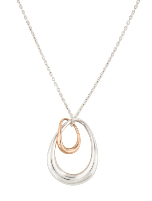 Georg Jensen Offspring Pendant Necklace, 17.5" in multicolor from The RealReal
