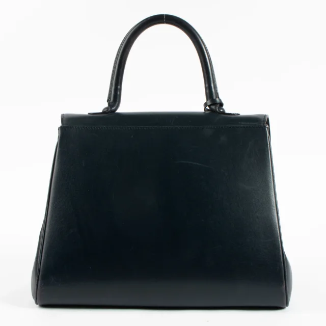 Delvaux 1970s Blue Box Calf Brillant MM Bag in Blue Box leather from Labellov, photo 5 of 9