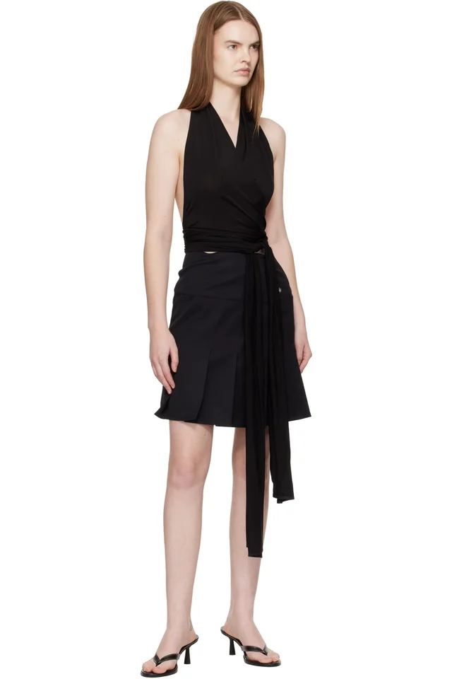 Aya Muse Black Aelir Top, photo 4 of 4 from SSENSE