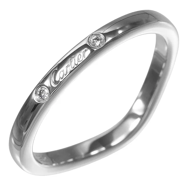 Cartier Ballerine Pt950 Platinum 3P Diamond Ring Size 49 from LuxUness