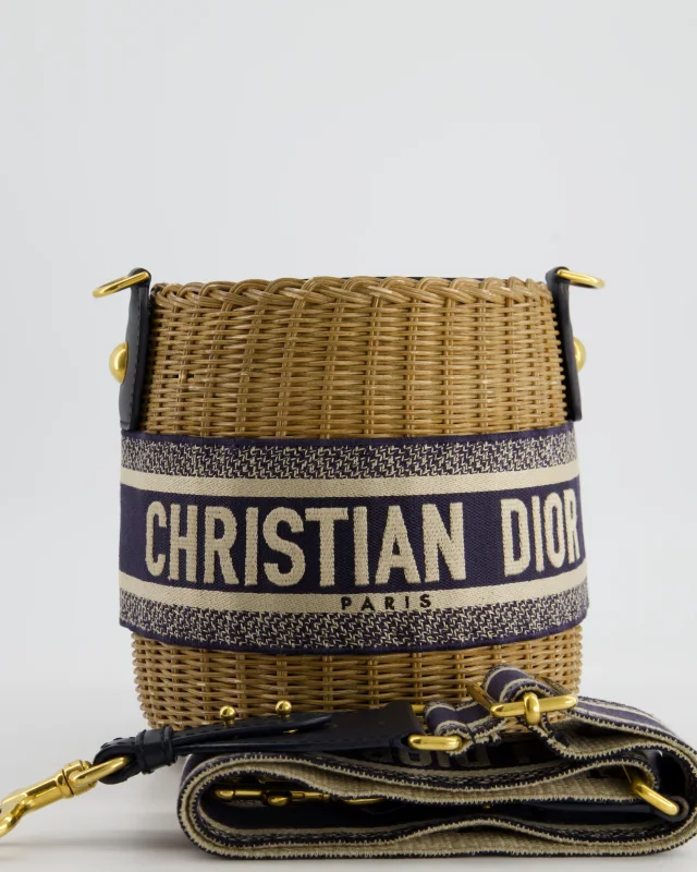 Dior Dioriviera Bucket Bag in Beige Canvas from Sellier