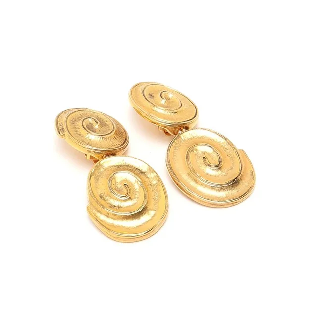 Saint Laurent Clip-on Earrings from A Retro Tale, photo 2 of 3