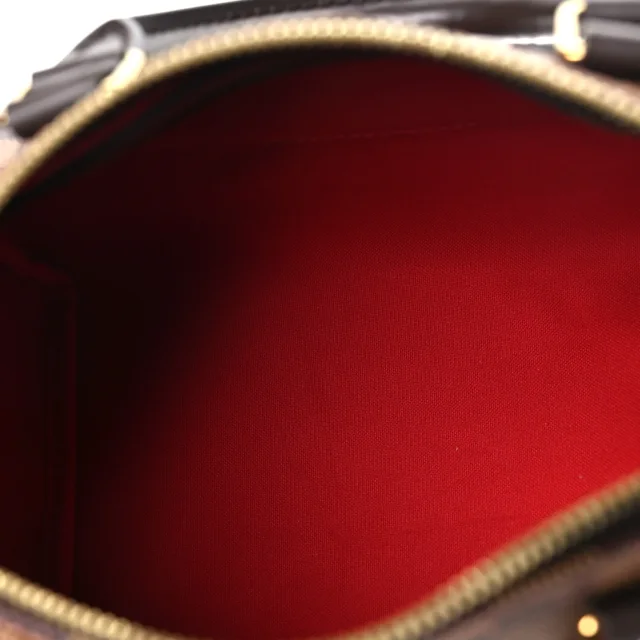 Louis Vuitton Damier Ebene Speedy Bandouliere 25 in Brown Canvas from FASHIONPHILE, photo 5 of 9