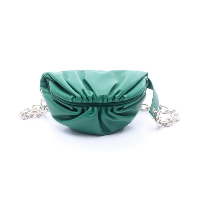 Bottega Veneta The Chain Pouch Mini Leather Waist Bag in Leather from LuxUness