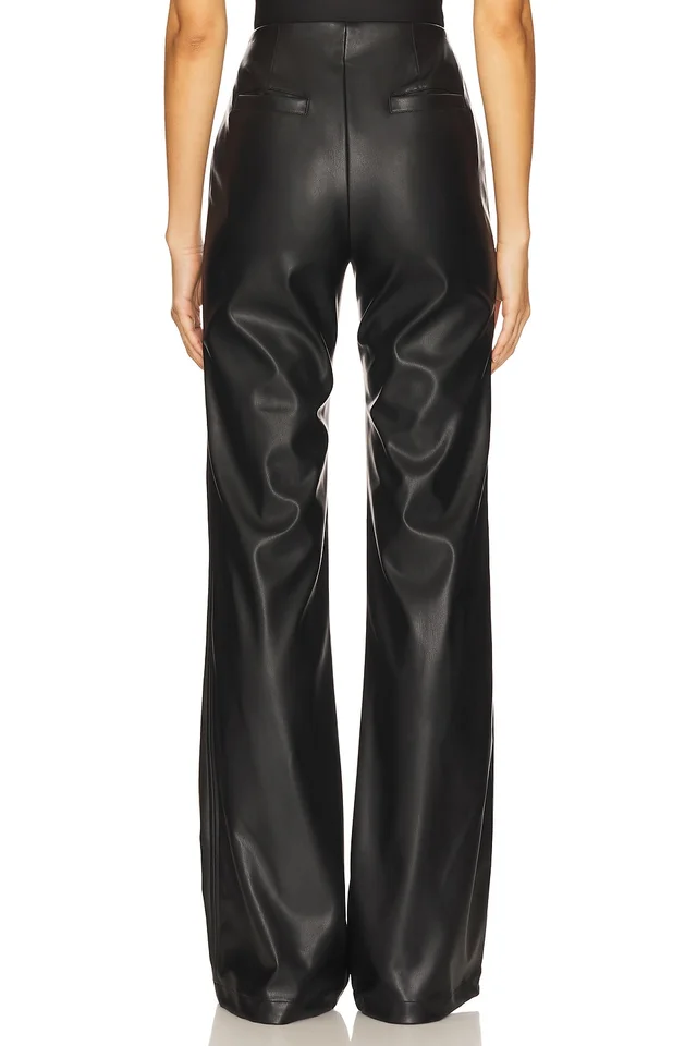Heroine Sport Aimee Leather Pant in Black, photo 4 of 6 from REVOLVE (Canada)