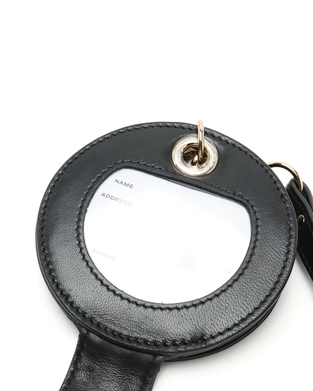 Chanel Coco Mark Quilted Luggage Tag in Leather from A Retro Tale, photo 4 of 4