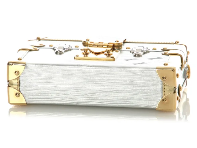 Louis Vuitton Silver and Gold Epi Petite Malle in Gold Leather from Ann's Fabulous Finds, photo 6 of 9