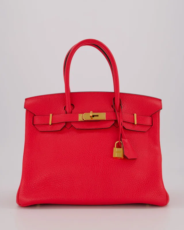Hermès Birkin 30 Retourne Bag in Pink Clemence leather from Sellier
