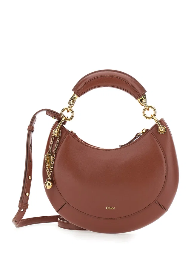 Chloé Lambskin Shoulder Bag — Brown in Brown Lambskin from HEWI
