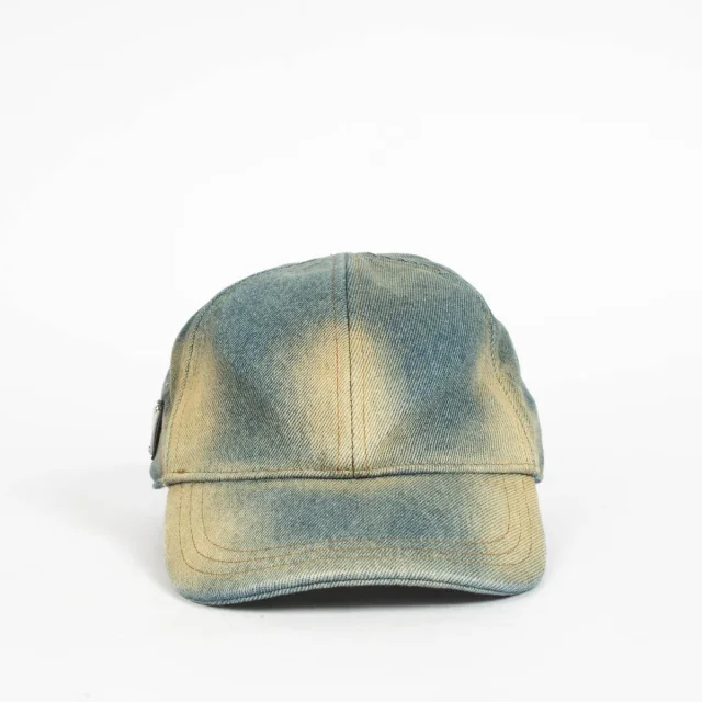 Prada Baseball Cap - Size M in Blue Denim from Labellov, photo 2 of 4