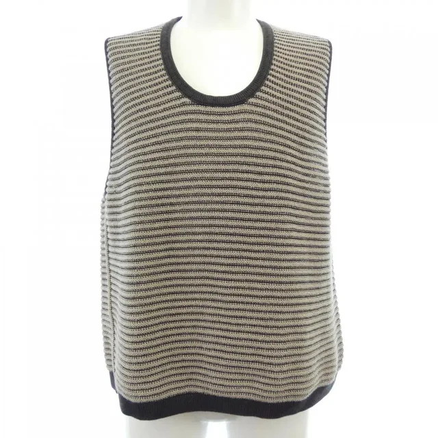 Hermès Blend Vest Textile Tops in Brown in red|brown Cashmere from Grailed, photo 1 of 1