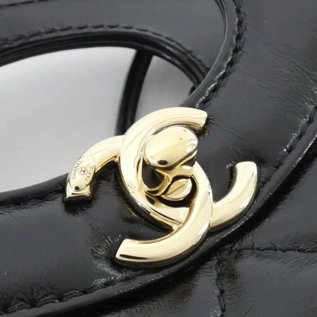 CHANEL 31 Line AS4133 Bag in BLACK / GOLD metal fittings lamb skin from KOMEHYO, photo 2 of 2
