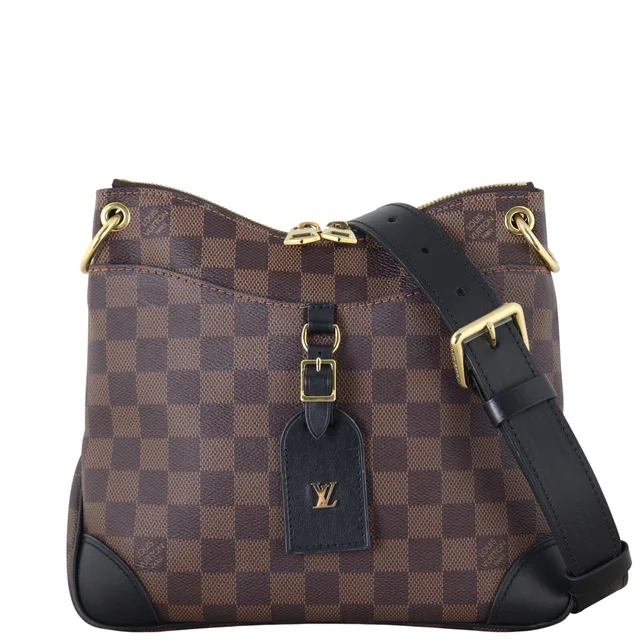 Louis Vuitton Odeon PM Damier Ebene Noir in Black Coated canvas from Luxe.It.Fwd