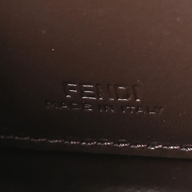 Fendi FF Diamonds Wallet On Chain Camellia Caramel in Calfskin from FASHIONPHILE, photo 7 of 11