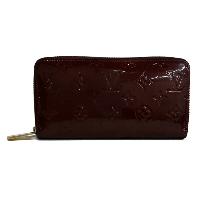 Louis Vuitton Wallet Monogram Vernis Zippy Rouge Fauvist Leather in Red Leather from The Reluxe