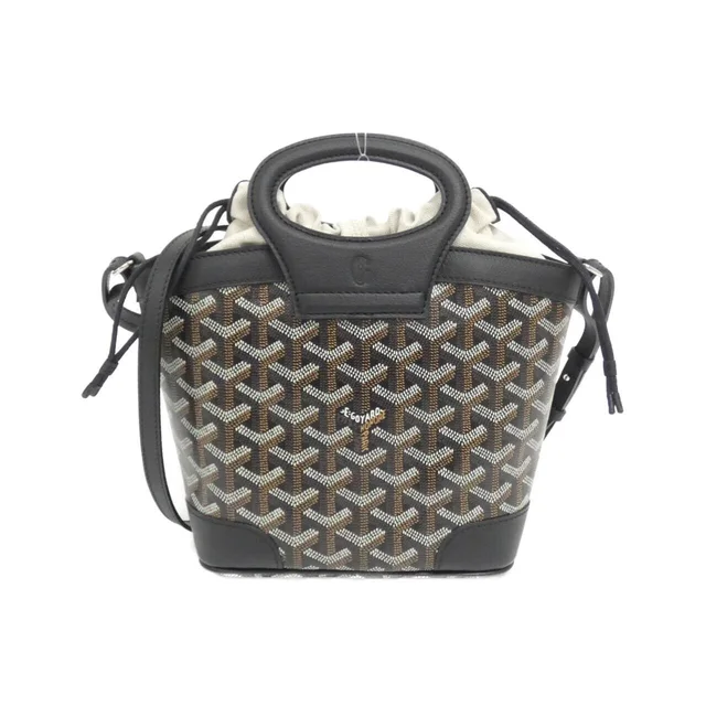 Goyard Beluga Mini Bag in 01/BLACK / SILVER metal fittings coated canvas/calf from KOMEHYO
