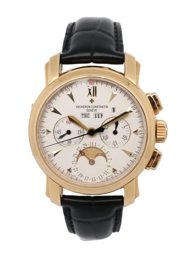 Vacheron Constantin Malte Perpetual Calendar Chronograph Watch in multicolor Crocodile from The RealReal