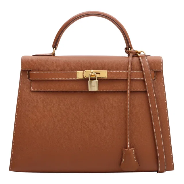 Hermès 1992 Kelly 32 Gold in Gold from VINTAGE QOO TOKYO