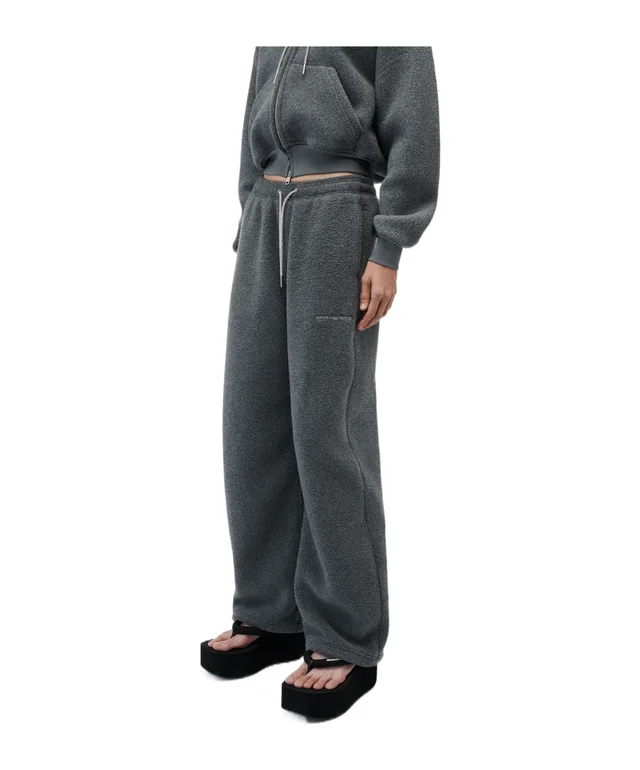 Alexander Wang mid-rise track pant w/ rhinestone drawcord, photo 3 of 5 from SENSER
