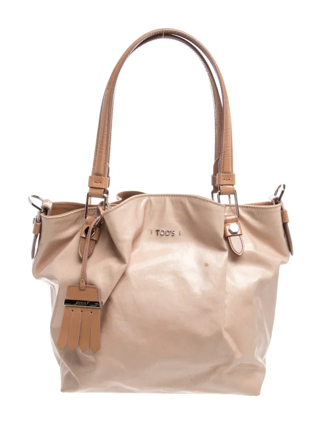 Tod's Leather Top Handle Bag in Leather from The RealReal