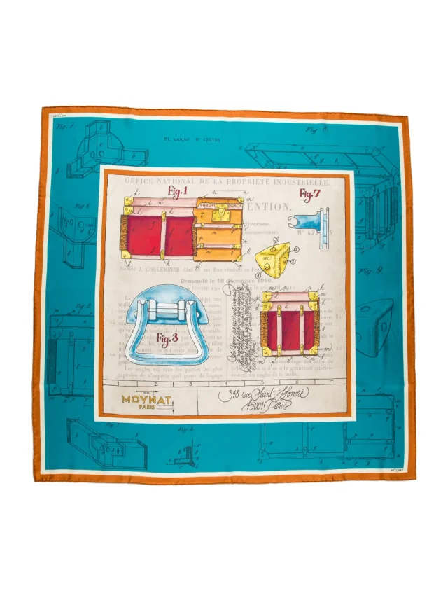 Moynat Silk Graphic Print Scarf in Silk from The RealReal
