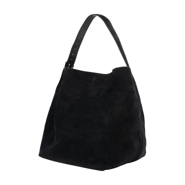 Toteme belted suede tote bag, photo 2 of 2 from SENSER