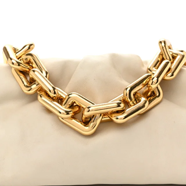 Bottega Veneta The Pouch Chain Plaster in Calfskin from FASHIONPHILE, photo 8 of 12
