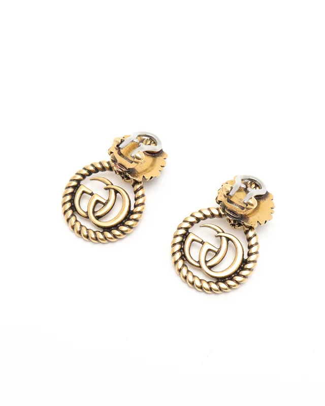 Gucci GG Lion Head Clip-on Earrings from A Retro Tale, photo 3 of 4