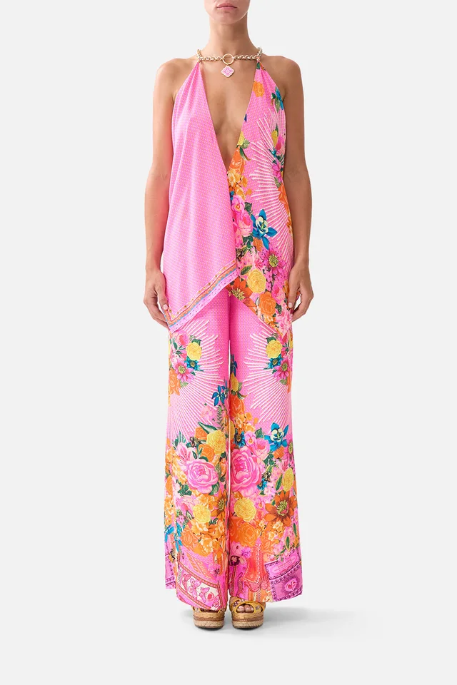 Camilla eBoutique KNOTTED SCARF TOP ILLUSTRATION NATION from CAMILLA, photo 1 of 1