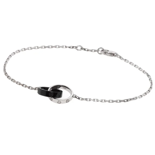 Cartier 18k Silver Love Charm Bracelet in silver|gray Ceramic from Poshmark