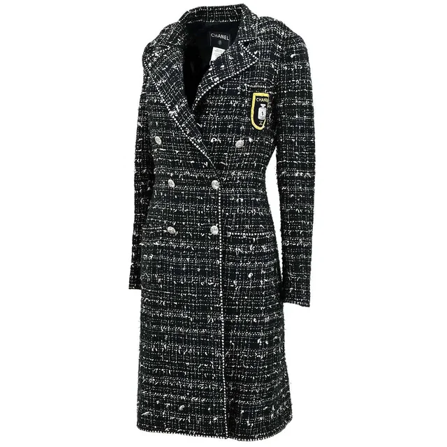 Chanel 2005 "Devil Wears Prada" Long Tweed Jacket #36 in Tweed from AMORE Vintage Tokyo