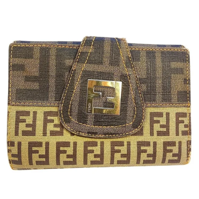 Fendi Women's Wallets - Brown/Tan in neutral|red|brown from Depop, photo 1 of 1