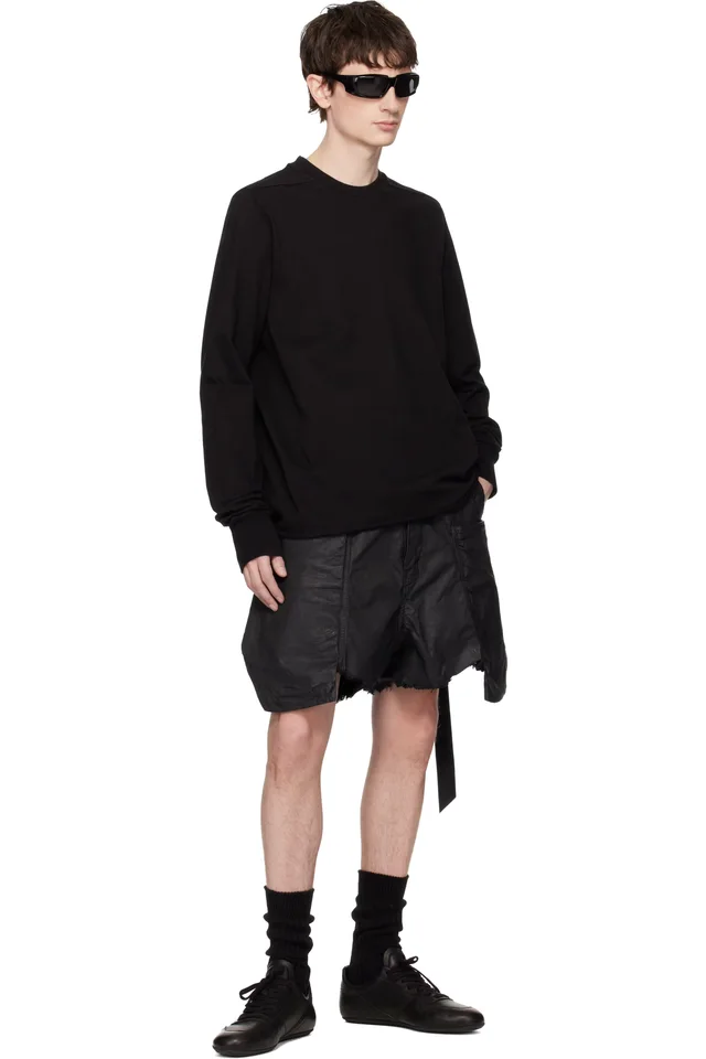Rick Owens DRKSHDW Black Temple Crewneck Sweatshirt, photo 4 of 4 from SSENSE