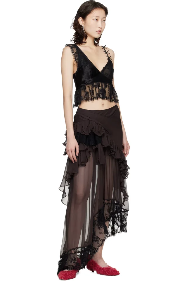Collina Strada Black Dahlia Tank Top, photo 4 of 4 from SSENSE
