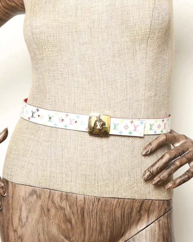 Louis Vuitton Monogram Murakami Reversible Belt, Size 80 in Canvas from A Retro Tale, photo 6 of 6