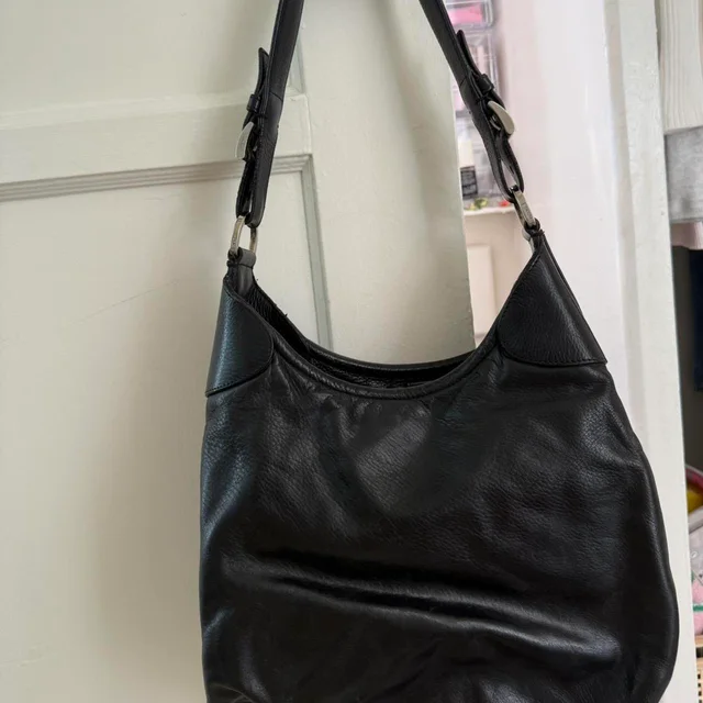 Prada Women's Shoulder bags - Black in black Leather from Depop, photo 1 of 1