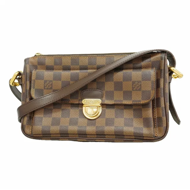 Louis Vuitton Shoulder Bag Damier Ravello GM Ebene in Brown from The Reluxe